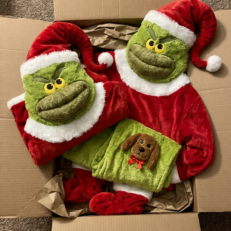 Customer photo of two onesies fresh out of the box